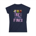 Camiseta mujer Softstyle - Azul marino - Camiseta «Tres al·lotes fines»