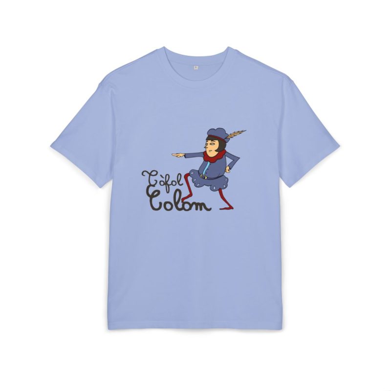 Camiseta oversize gruesa - Azul violeta - Camiseta Tòfol Colom