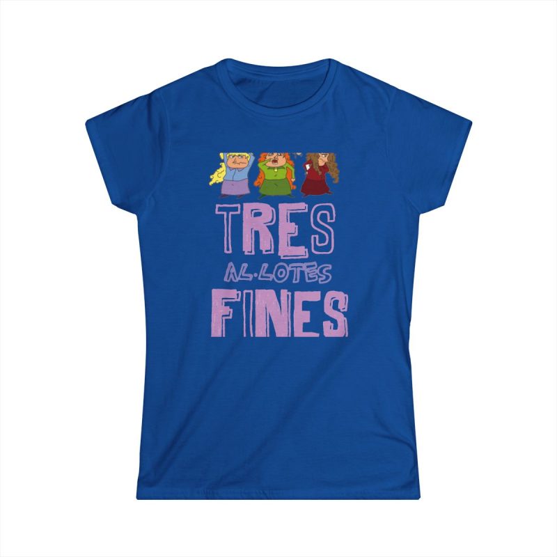 Camiseta mujer Softstyle - Azul royal - Camiseta «Tres al·lotes fines»
