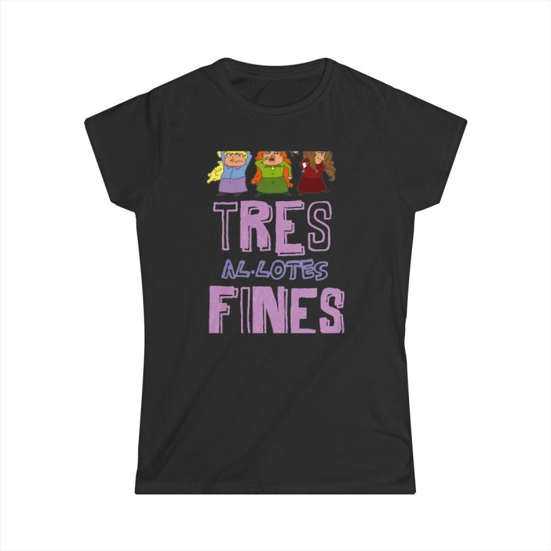 Camiseta mujer Softstyle - Negro - Camiseta «Tres al·lotes fines»