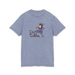 Camiseta lavado acido cuello redondo - Azul vintage - Camiseta Tòfol Colom