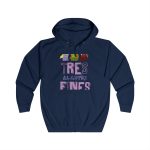 Sudadera con capucha y cremallera - Azul marino Oxford - Camiseta «Tres al·lotes fines» Sudadera con capucha y cremallera - Azul marino Oxford - Camiseta «Tres al·lotes fines»
