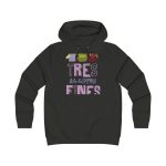 Sudadera universitaria mujer - Negro azabache - Camiseta «Tres al·lotes fines» Sudadera universitaria mujer - Negro azabache - Camiseta «Tres al·lotes fines»