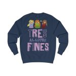 Sudadera clasica - Azul marino Oxford - Camiseta «Tres al·lotes fines»