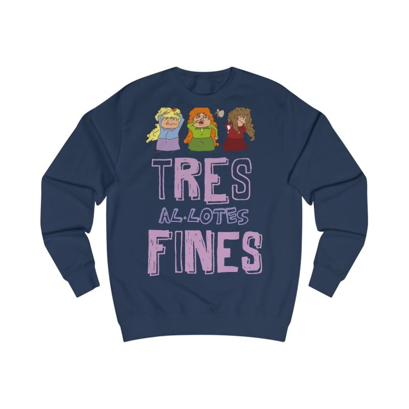 Sudadera clasica - Azul marino Oxford - Camiseta «Tres al·lotes fines»