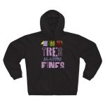 Sudadera capucha con cremallera premium - Negro - Camiseta «Tres al·lotes fines» Sudadera capucha con cremallera premium - Negro - Camiseta «Tres al·lotes fines»