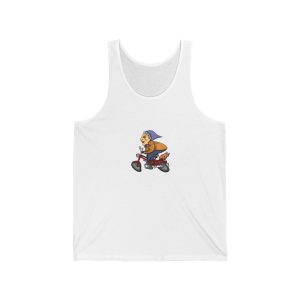 Camiseta de tirantes - Blanco - Madocoloma en bicicleta