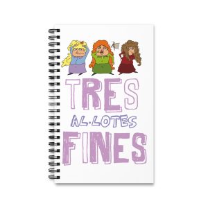 Cuaderno de espiral - Camiseta «Tres al·lotes fines»
