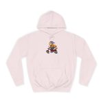 Sudadera universitaria - Rosa bebe - Madocoloma en bicicleta