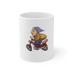 Taza de ceramica - Madocoloma en bicicleta