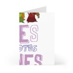 Tarjetas de felicitacion (7 uds.) - Camiseta «Tres al·lotes fines»