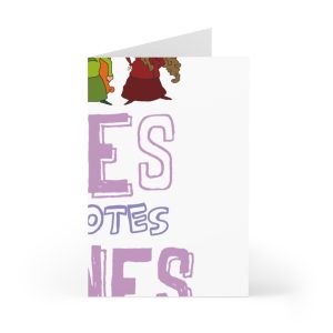 Tarjetas de felicitacion (7 uds.) - Camiseta «Tres al·lotes fines»