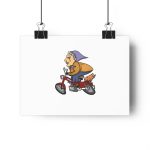Lamina Giclee - Madocoloma en bicicleta