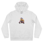 Sudadera con capucha King - Blanco - Madocoloma en bicicleta