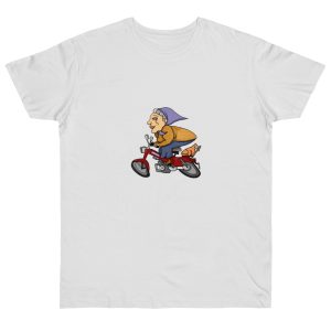 Camiseta punto liso - Blanco - Madocoloma en bicicleta