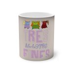 Taza magica que cambia de color - Negro - Camiseta «Tres al·lotes fines»