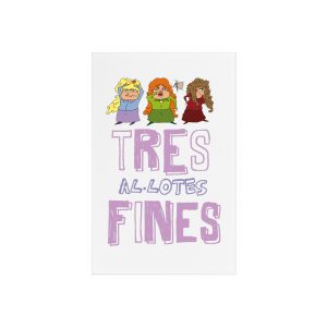 Cartel de metacrilato con soporte - Camiseta «Tres al·lotes fines»