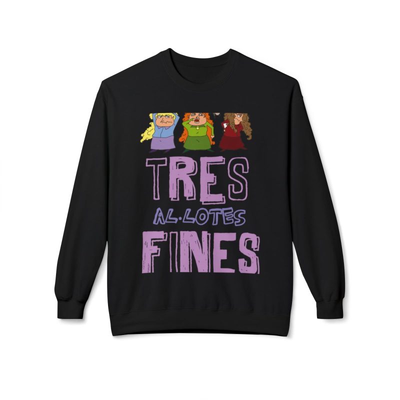 Sudadera Softstyle cuello redondo - Negro - Camiseta «Tres al·lotes fines»