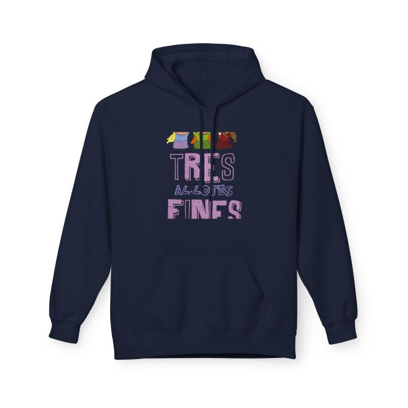 Sudadera Softstyle con capucha - Azul marino - Camiseta «Tres al·lotes fines»