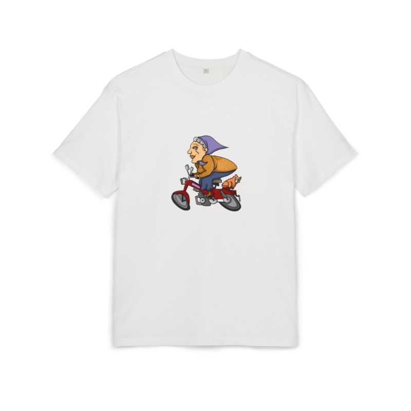Camiseta oversize gruesa - Blanco puro - Madocoloma en bicicleta