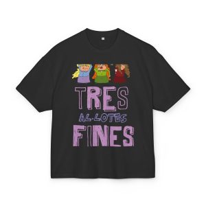 Camiseta box ultra gruesa - Negro - Camiseta «Tres al·lotes fines»