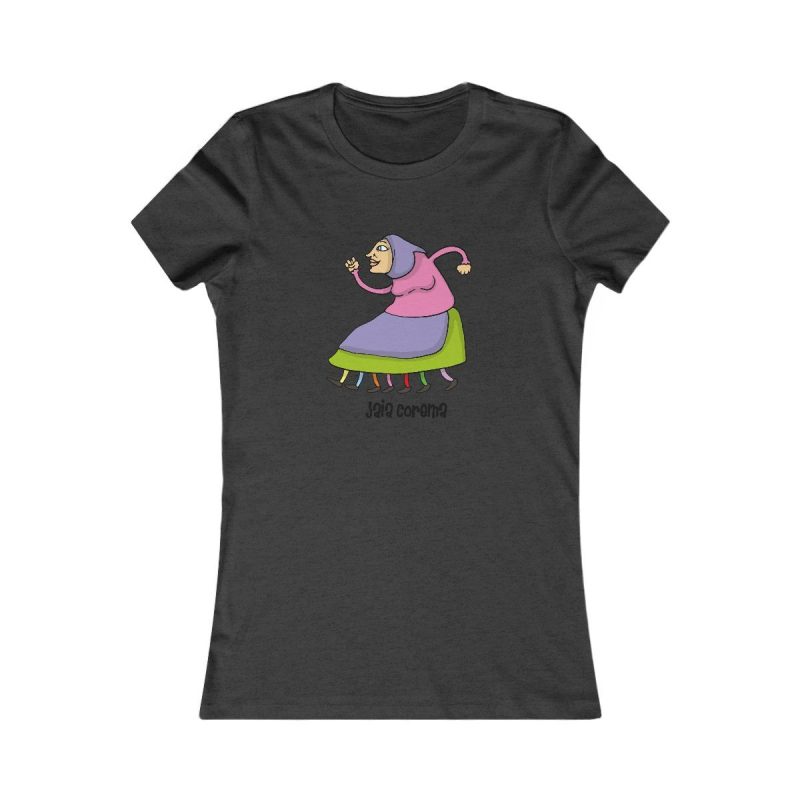 Camiseta mujer Favorite - Gris antracita jaspeado - Camiseta Jaia Coremá Lletres Camiseta mujer Favorite - Gris antracita jaspeado - Camiseta Jaia Coremá Lletres