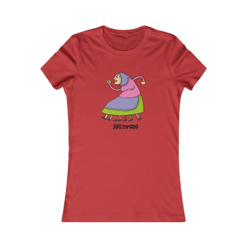 Camiseta mujer Favorite - Rojo - Camiseta Jaia Coremá Lletres
