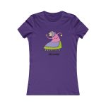 Camiseta mujer Favorite - Morado equipo - Camiseta Jaia Coremá Lletres Camiseta mujer Favorite - Morado equipo - Camiseta Jaia Coremá Lletres