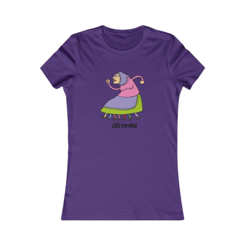 Camiseta mujer Favorite - Morado equipo - Camiseta Jaia Coremá Lletres
