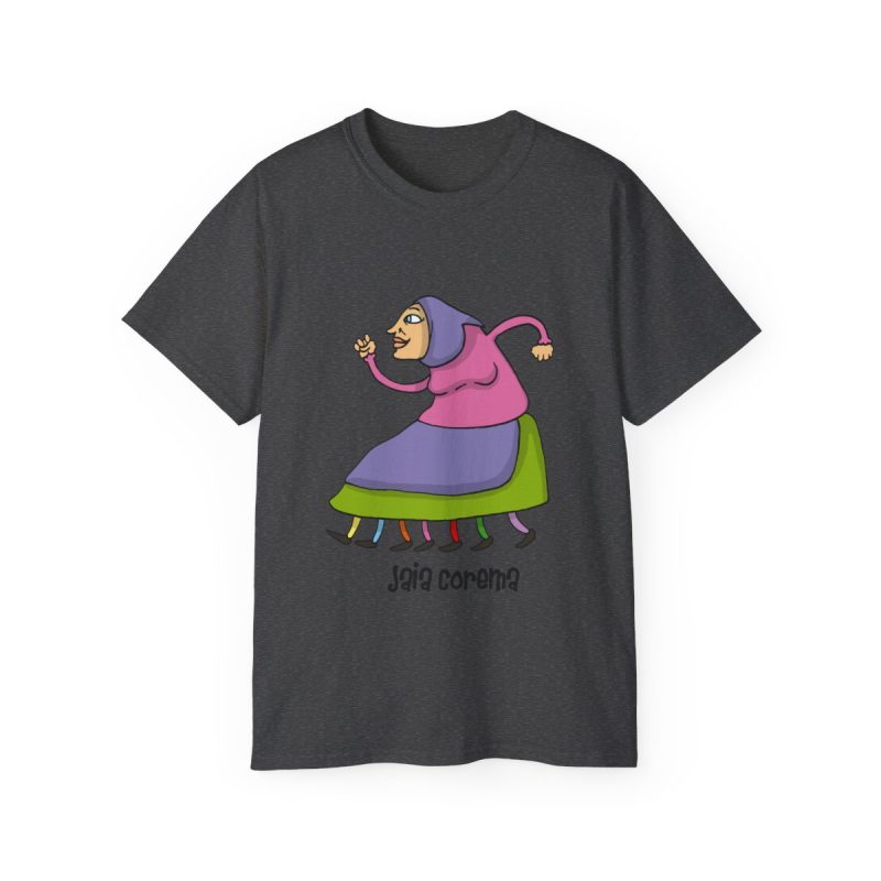 Camiseta ultra algodon - Gris oscuro jaspeado - Camiseta Jaia Coremá Lletres