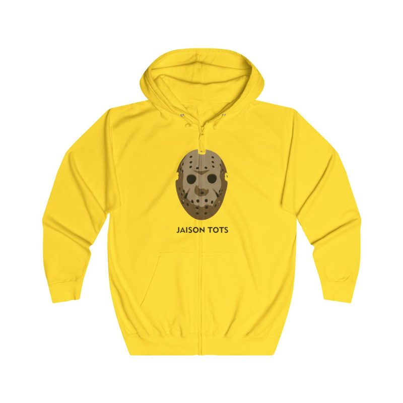Sudadera con capucha y cremallera - Amarillo sol - Camiseta Jaison Tots