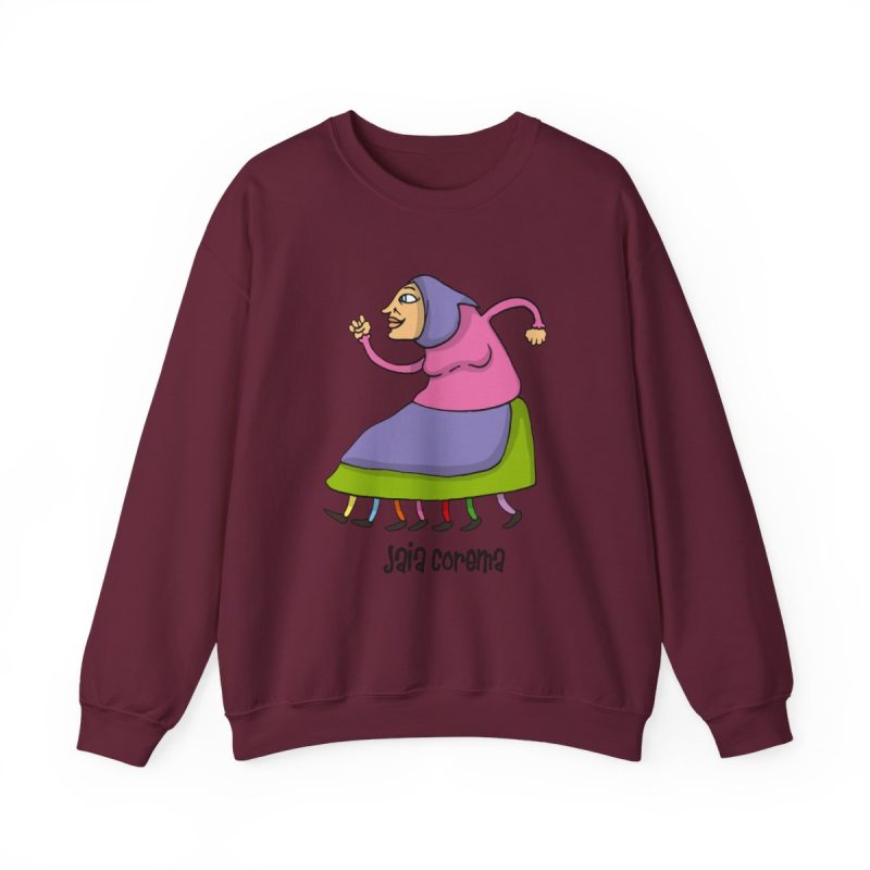 Sudadera cuello redondo - Granate - Camiseta Jaia Coremá Lletres