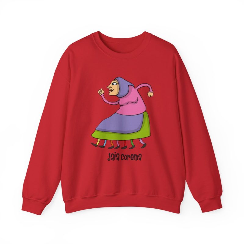 Sudadera cuello redondo - Rojo - Camiseta Jaia Coremá Lletres