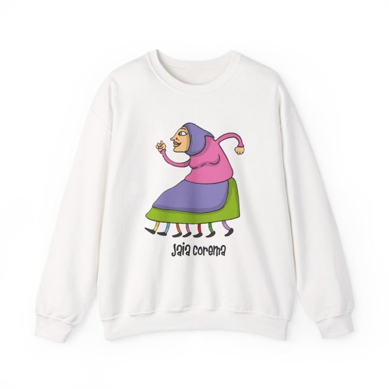 Sudadera cuello redondo - Blanco - Camiseta Jaia Coremá Lletres