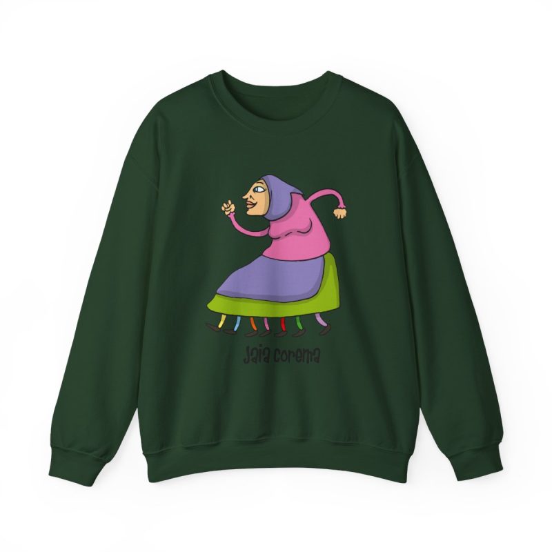 Sudadera cuello redondo - Verde bosque - Camiseta Jaia Coremá Lletres