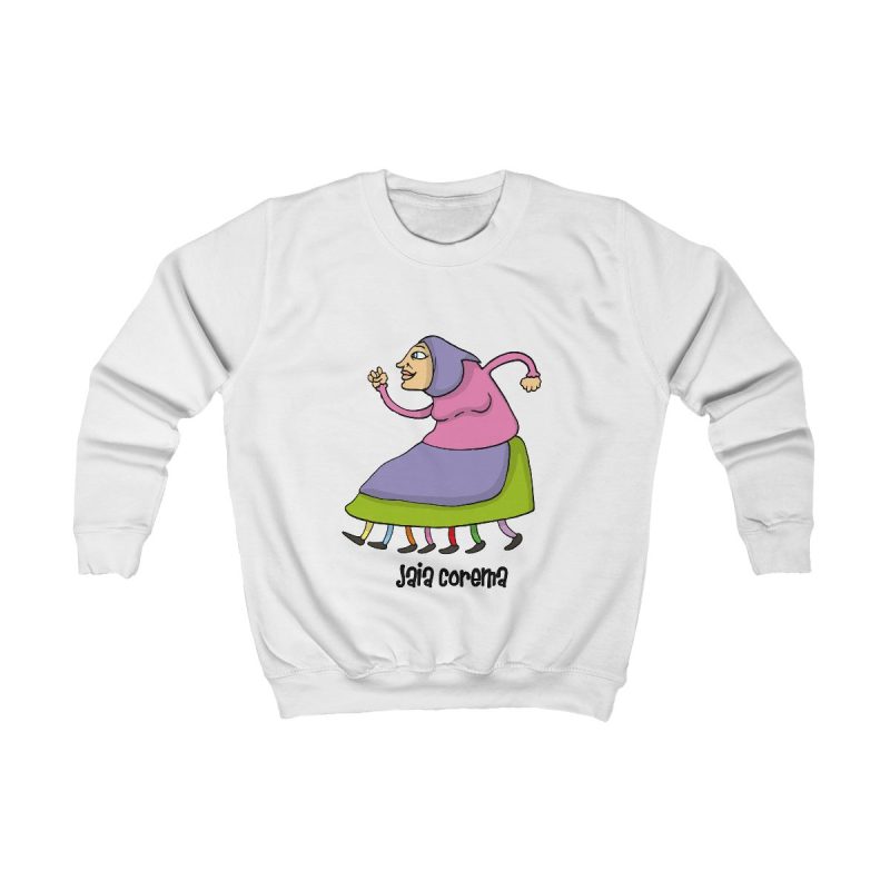 Sudadera infantil - Blanco artico - Camiseta Jaia Coremá Lletres Sudadera infantil - Blanco artico - Camiseta Jaia Coremá Lletres