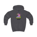 Sudadera con capucha infantil - Gris marengo - Camiseta Jaia Coremá Lletres Sudadera con capucha infantil - Gris marengo - Camiseta Jaia Coremá Lletres