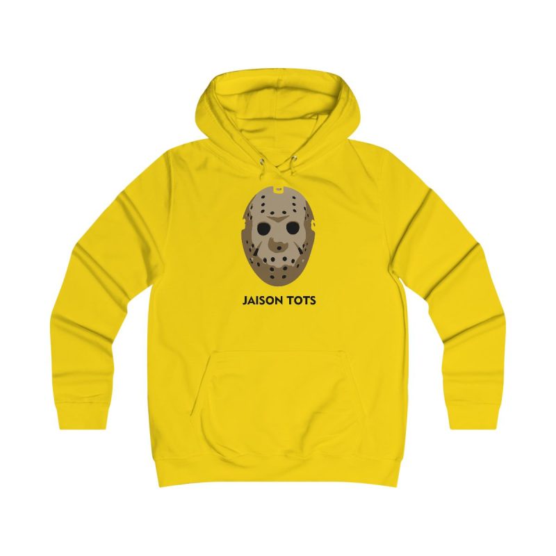 Sudadera universitaria mujer - Amarillo sol - Camiseta Jaison Tots