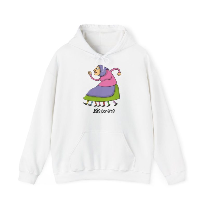 Sudadera con capucha - Blanco - Camiseta Jaia Coremá Lletres