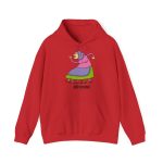 Sudadera con capucha - Rojo - Camiseta Jaia Coremá Lletres Sudadera con capucha - Rojo - Camiseta Jaia Coremá Lletres