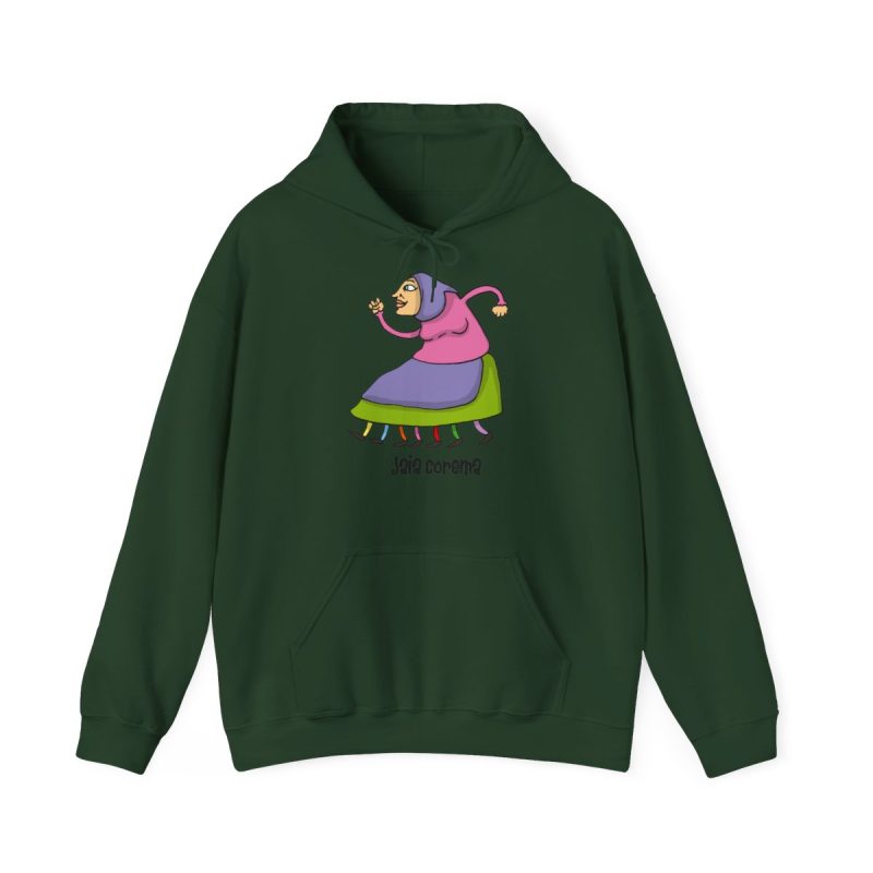 Sudadera con capucha - Verde bosque - Camiseta Jaia Coremá Lletres