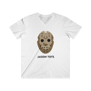 Camiseta hombre entallada cuello de pico - Blanco - Camiseta Jaison Tots