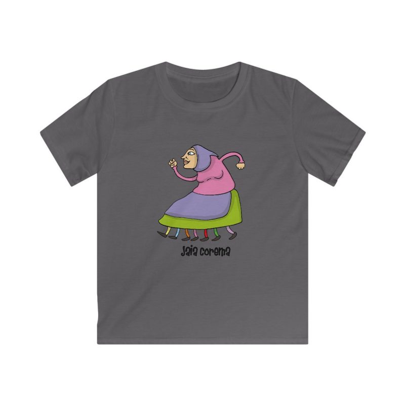 Camiseta infantil Softstyle - Gris marengo - Camiseta Jaia Coremá Lletres Camiseta infantil Softstyle - Gris marengo - Camiseta Jaia Coremá Lletres