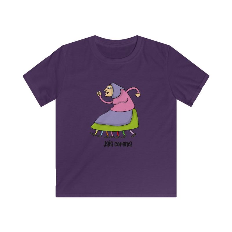 Camiseta infantil Softstyle - Morado - Camiseta Jaia Coremá Lletres