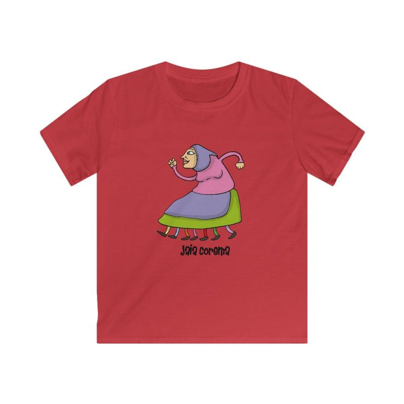 Camiseta infantil Softstyle - Rojo - Camiseta Jaia Coremá Lletres