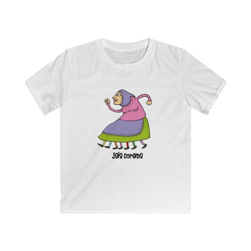 Camiseta infantil Softstyle - Blanco - Camiseta Jaia Coremá Lletres