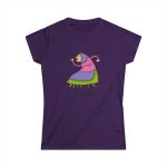 Camiseta mujer Softstyle - Morado - Camiseta Jaia Coremá Lletres