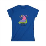 Camiseta mujer Softstyle - Azul royal - Camiseta Jaia Coremá Lletres