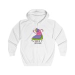 Sudadera con capucha y cremallera - Blanco artico - Camiseta Jaia Coremá Lletres