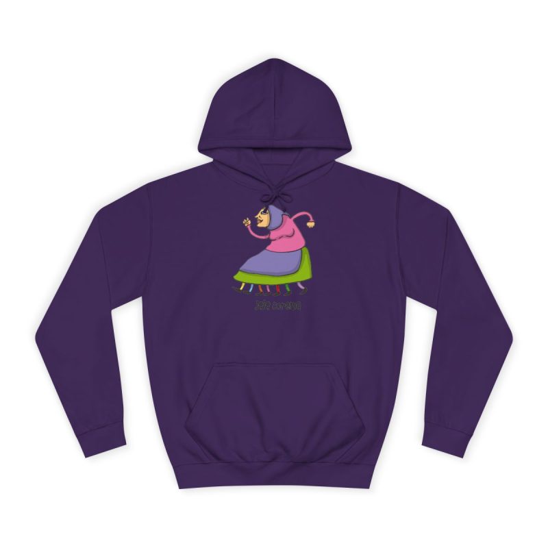 Sudadera universitaria - Morado - Camiseta Jaia Coremá Lletres